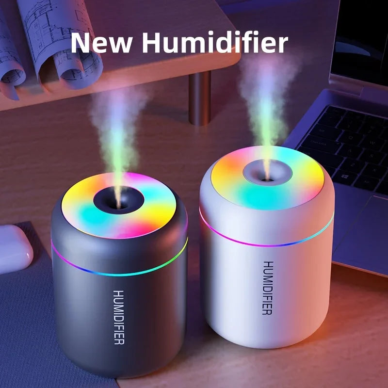Mini RGB Humidifier & Aroma Diffuser - USB Powered