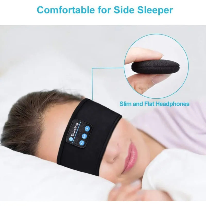 Bluetooth Sleep Headband – Wireless Headphones for Sleeping & Sports