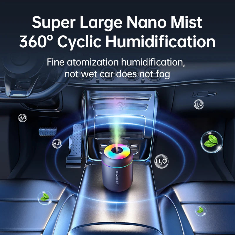 Mini RGB Humidifier & Aroma Diffuser - USB Powered