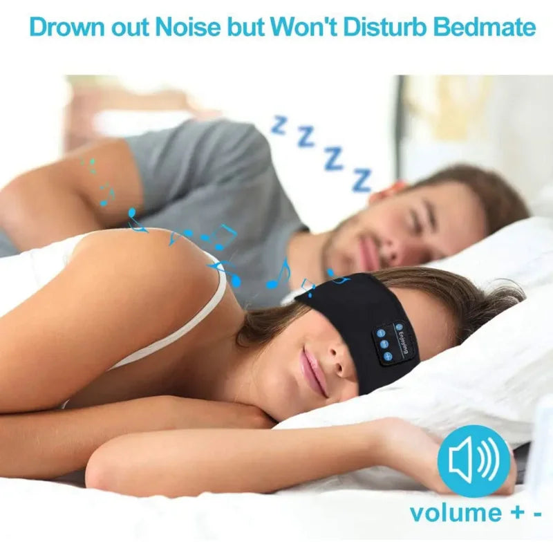 Bluetooth Sleep Headband – Wireless Headphones for Sleeping & Sports