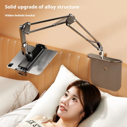Adjustable Bedside Phone & Tablet Stand - Lazy Arm Mount for Bed & Desk