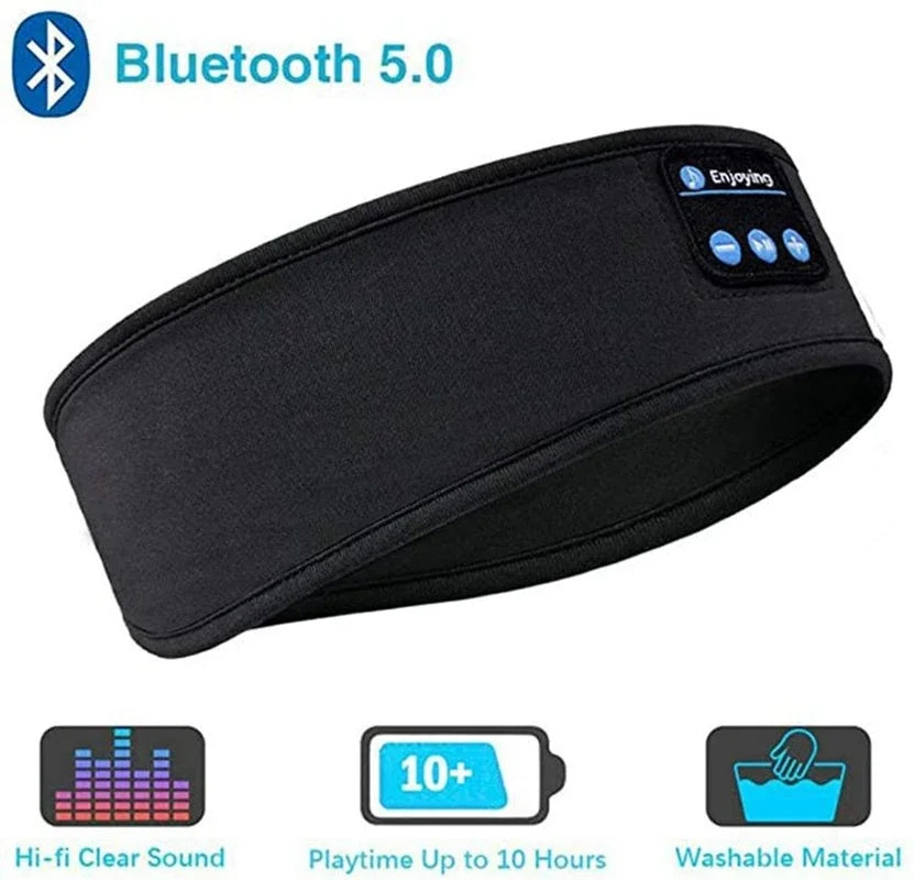 Bluetooth Sleep Headband – Wireless Headphones for Sleeping & Sports