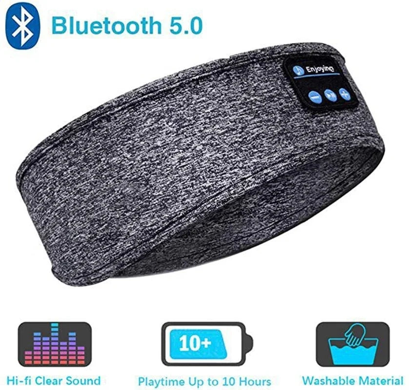 Bluetooth Sleep Headband – Wireless Headphones for Sleeping & Sports