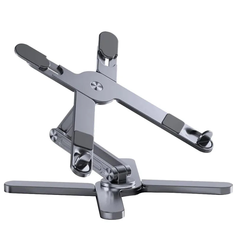 Foldable Laptop Stand – 360° Adjustable Aluminum Alloy Desk Holder
