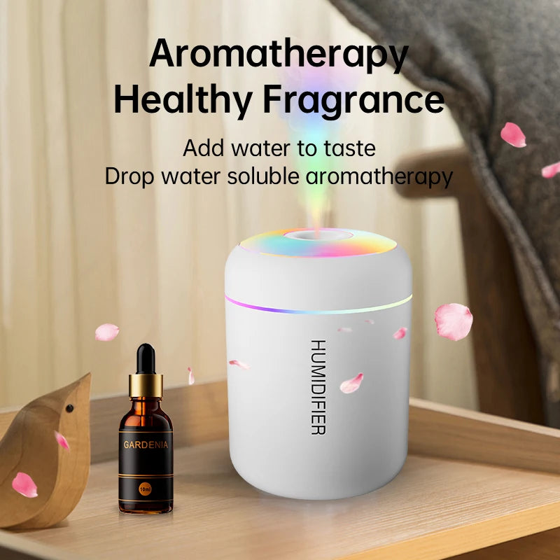 Mini RGB Humidifier & Aroma Diffuser - USB Powered