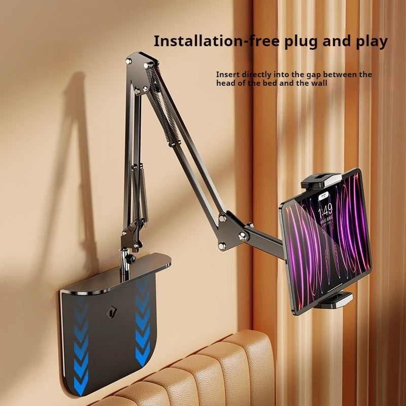 Adjustable Bedside Phone & Tablet Stand - Lazy Arm Mount for Bed & Desk