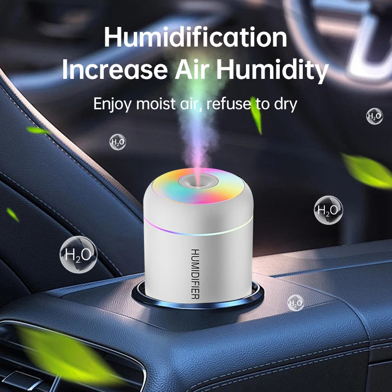 Mini RGB Humidifier & Aroma Diffuser - USB Powered