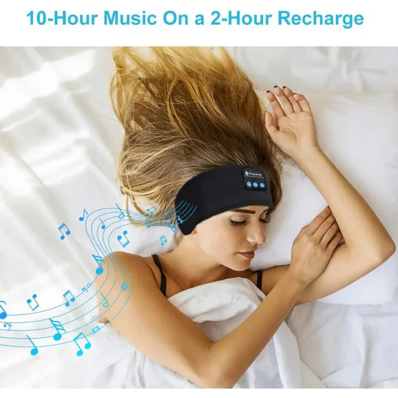 Bluetooth Sleep Headband – Wireless Headphones for Sleeping & Sports