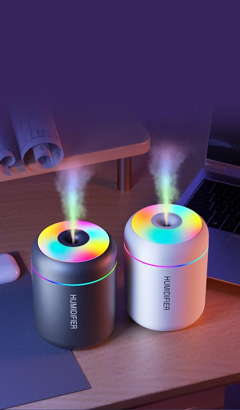 Mini RGB Humidifier & Aroma Diffuser - USB Powered