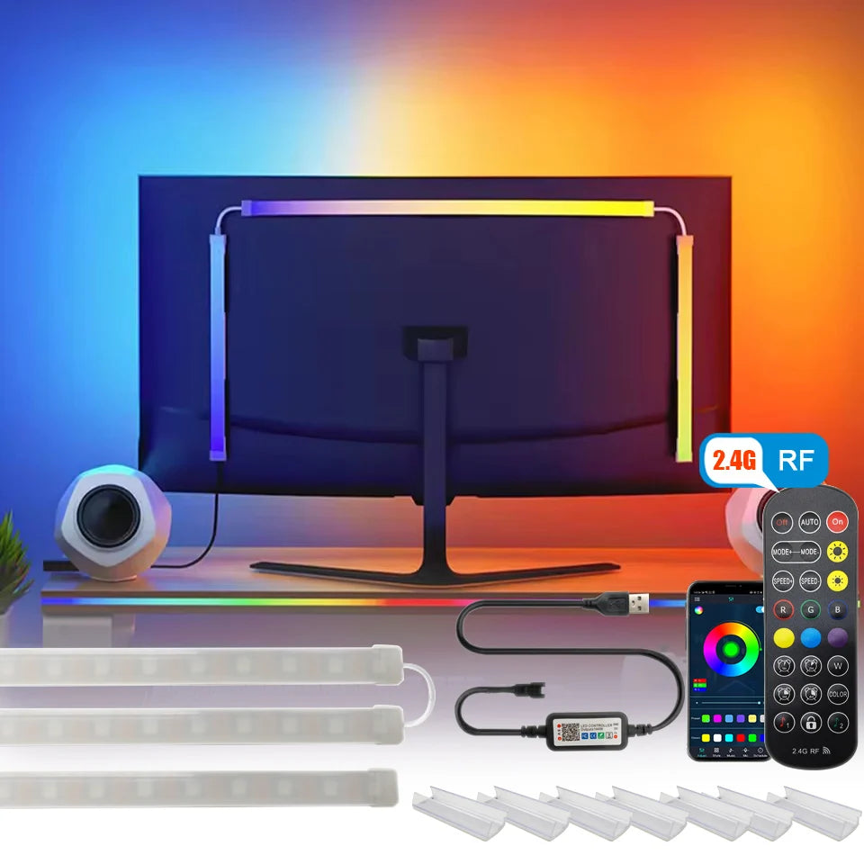 RGB Monitor LED Backlight - Music Sync & App Control