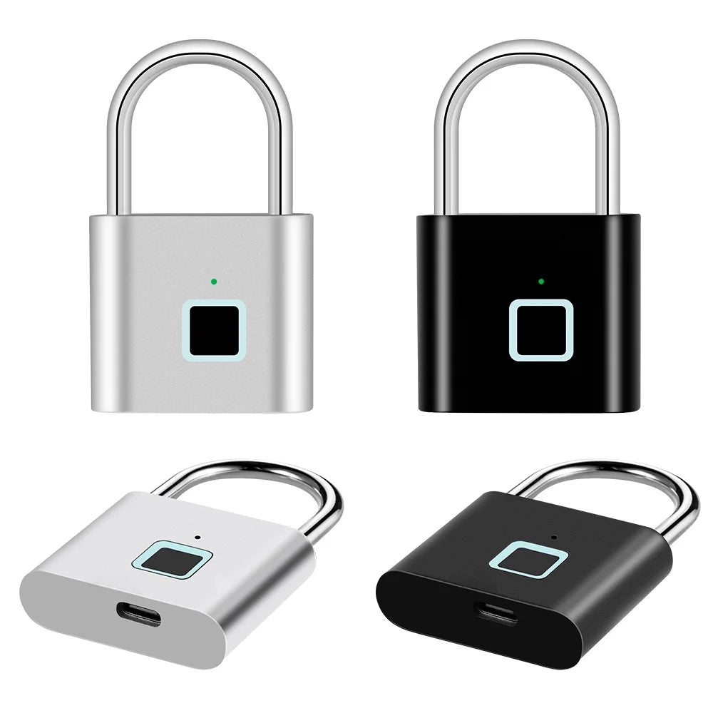 Smart Fingerprint Padlock Waterproof Keyless Security Lock