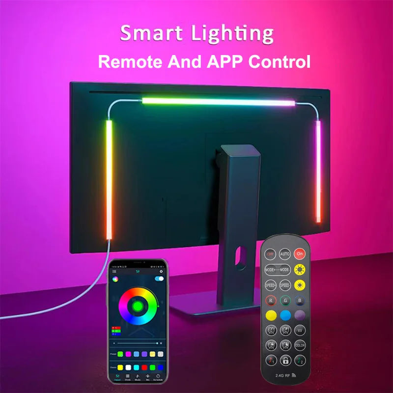 RGB Monitor LED Backlight - Music Sync & App Control